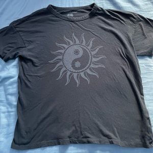 black american eagle graphic tee